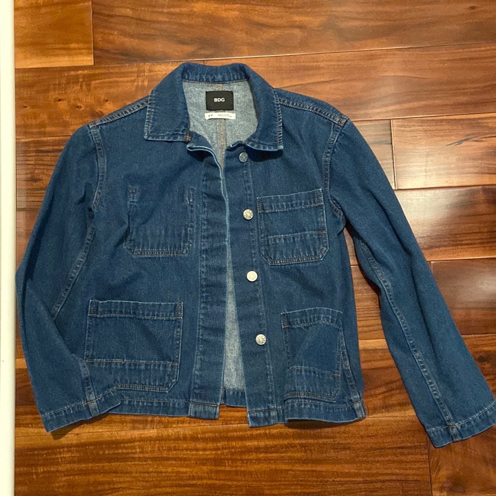 Urban Outfitters BDG Dark wash crop denim jacket in S